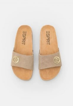 Esprit Damen ROUND BUC - Pantolette Flach - Beige -Esprit Verkäufe 2024 beeafa2032304521b6357e614882b240