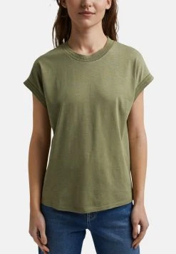 Esprit Damen T-Shirt Basic - Light Khaki -Esprit Verkäufe 2024 bf6c65b302e44f3baa028245a13c11f2