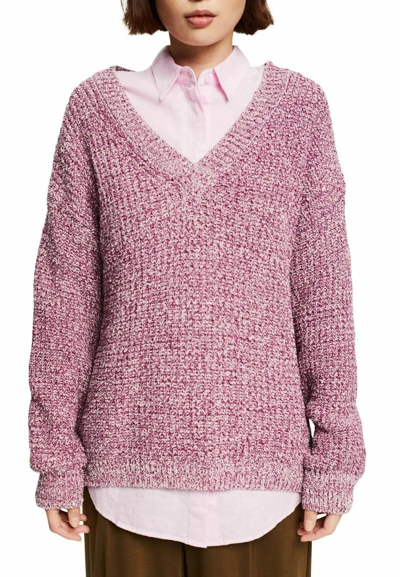 Esprit Damen Strickpullover - Rose 3 Esprit Damen Strickpullover - Rose