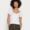 Esprit Damen COO DANCER - T-Shirt Print - White