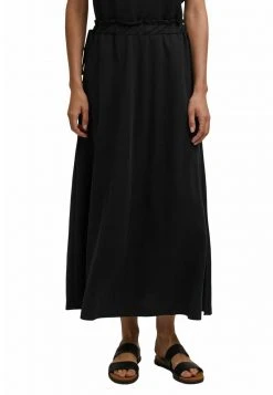 Esprit Damen DRAW - Maxirock - Black