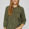Esprit Damen HENLEY - Bluse - Dark Khaki -Esprit Verkäufe 2024 c284846ef0844bbf8aadfb2f9b1baa83