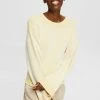 Esprit Damen LOOSE - Strickpullover - Dusty Yellow -Esprit Verkäufe 2024 c2f41048d94f41afa89a0a2a241423e0