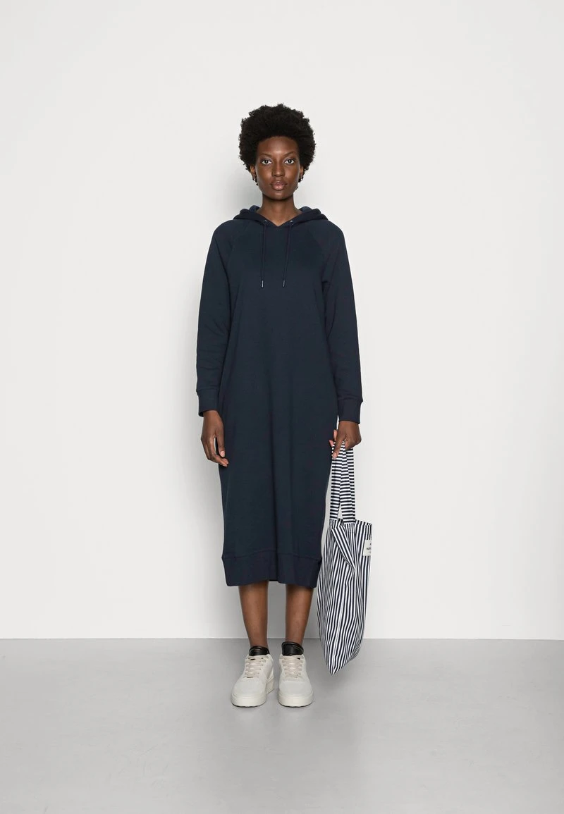 Esprit Damen HOODED DRESS - Freizeitkleid - Navy 4 Esprit Damen HOODED DRESS - Freizeitkleid - Navy – Bild 2