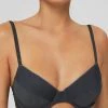 Esprit Damen RECYCELT MICROFASER - Bügel BH - Dark Grey