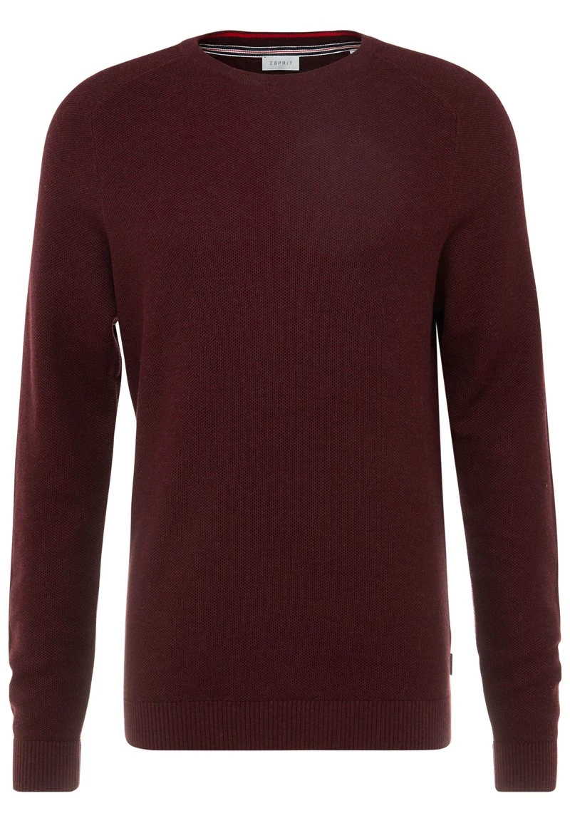 Esprit Herren HONEYCOMB - Strickpullover - Bordeaux Red 6 Esprit Herren HONEYCOMB - Strickpullover - Bordeaux Red – Bild 4