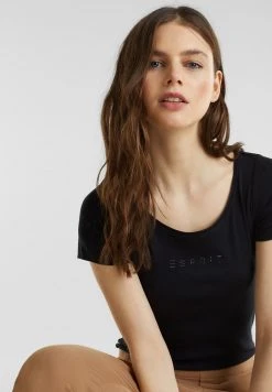 Esprit Damen NOOS CORE OCS - T-Shirt Print - Black -Esprit Verkäufe 2024 c3c92240036a467daf05cb5687902395