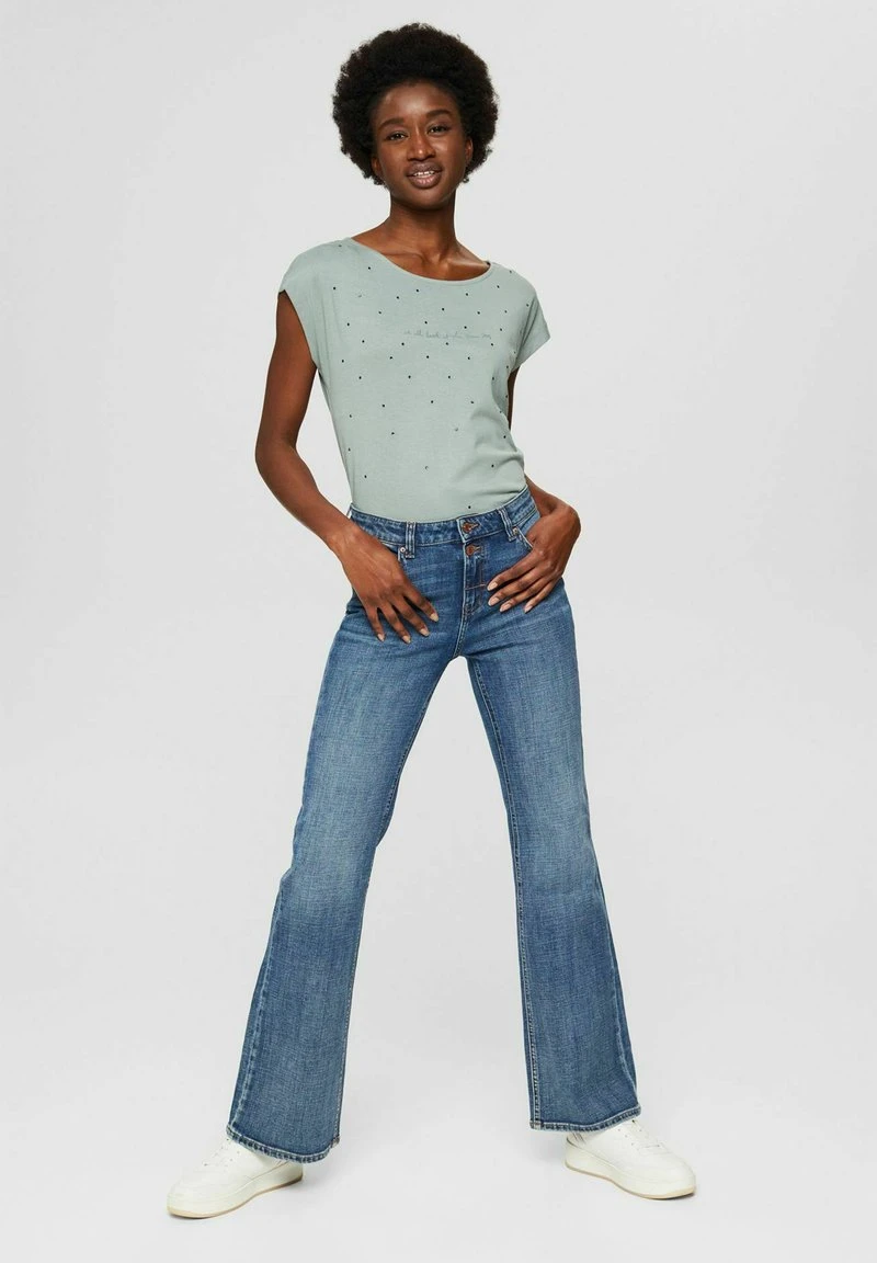 Esprit Damen T-Shirt Print - Dusty Green 4 Esprit Damen T-Shirt Print - Dusty Green – Bild 2