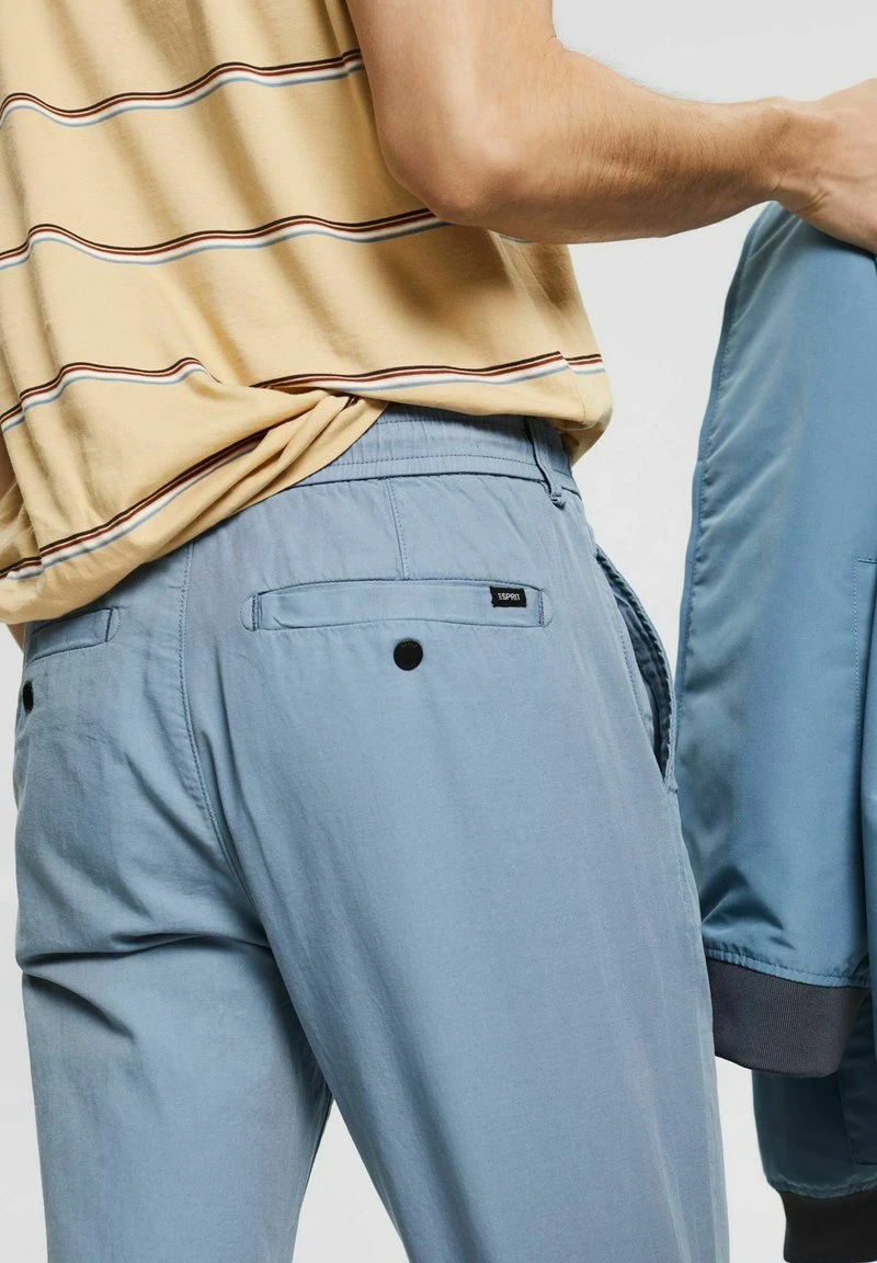 Esprit Herren MIT KORDELZUGBUND - Stoffhose - Blue 6 Esprit Herren MIT KORDELZUGBUND - Stoffhose - Blue – Bild 4