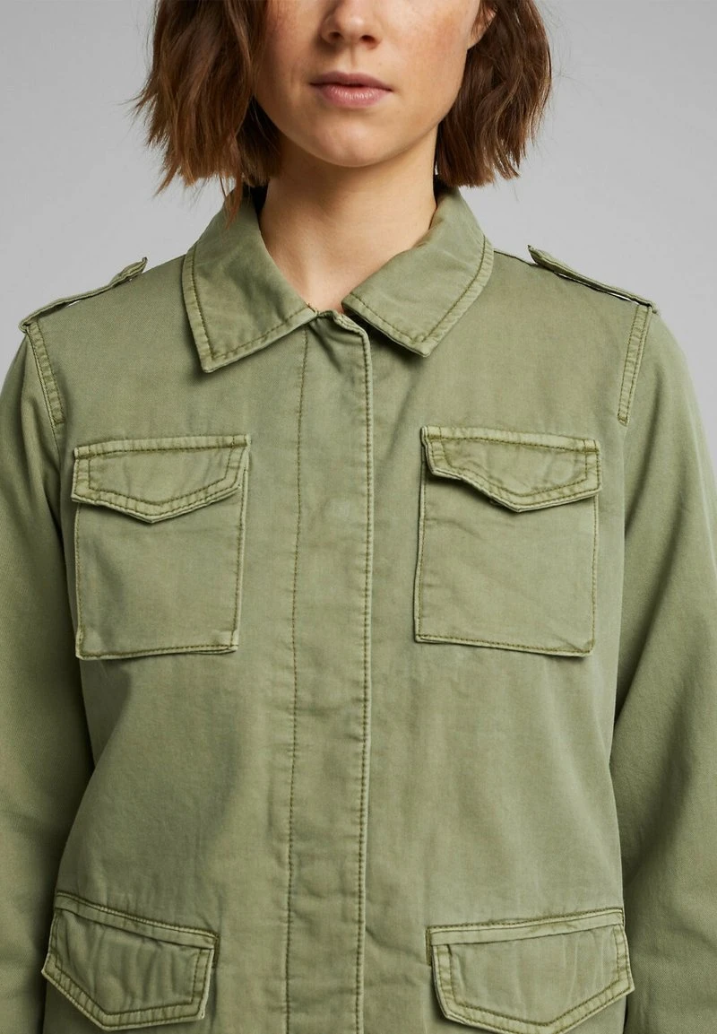 Esprit Damen Leichte Jacke - Light Khaki 6 Esprit Damen Leichte Jacke - Light Khaki – Bild 4