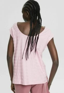Esprit Damen MIT STRUKTURS - T-Shirt Print - Light Pink -Esprit Verkäufe 2024 c5363266c1fd40b2a3ead4cbd36408f5