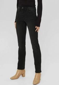 Esprit Damen Jeans Slim Fit - Black Dark Wash