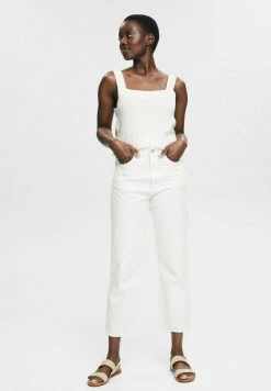 Esprit Damen Stoffhose - White