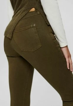 Esprit Damen Stoffhose - Dark Khaki -Esprit Verkäufe 2024 c5acd69d3435473bb23542fe9f1a7ff9