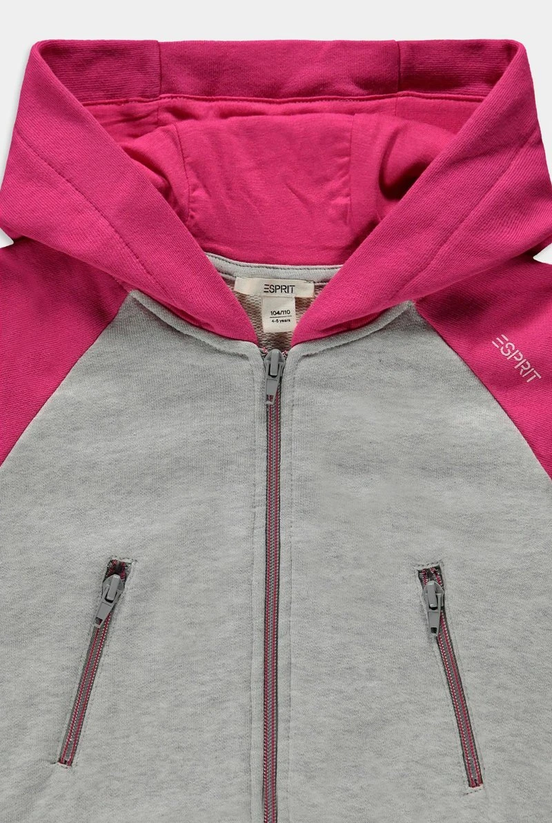 Esprit Kinder Sweatjacke - Pastel Grey 4 Esprit Kinder Sweatjacke - Pastel Grey – Bild 2