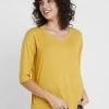 Esprit Damen T-Shirt Basic - Honey Yellow -Esprit Verkäufe 2024 c695f7ad0b0343a2a8cfa7bc8a648240