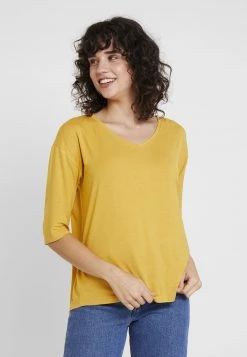 Esprit Damen T-Shirt Basic - Honey Yellow