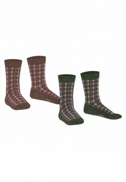 Esprit Unisex CHECK 2-PACK - Sportsocken - Brown/green -Esprit Verkäufe 2024 c943061bbfe34ee89be215670b98f446