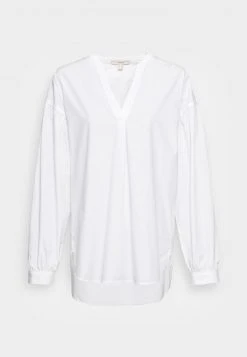 Esprit Damen BLOUSES WOVEN - Langarmshirt - White