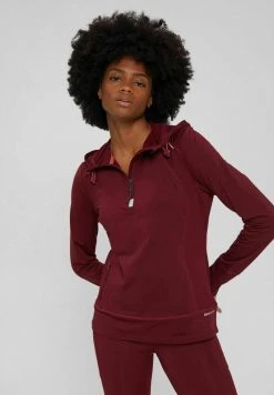 Esprit Damen Kapuzenpullover - Bordeaux Red