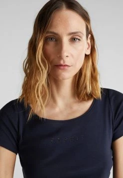 Esprit Damen NOOS CORE OCS - T-Shirt Print - Navy -Esprit Verkäufe 2024 ca9485b144b94741981478bcdd429ce3