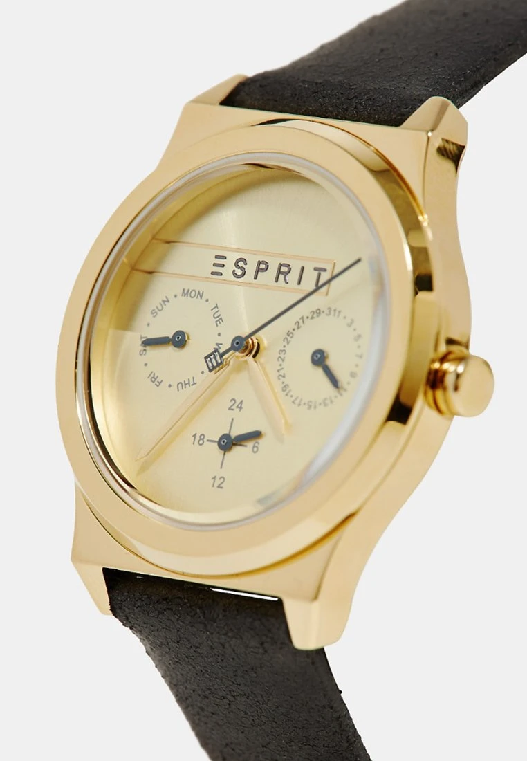Esprit Damen MIT DATUMSANZEIGE UND LEDERARMBAND - Chronograph - Gold-coloured 5 Esprit Damen MIT DATUMSANZEIGE UND LEDERARMBAND - Chronograph - Gold-coloured – Bild 3