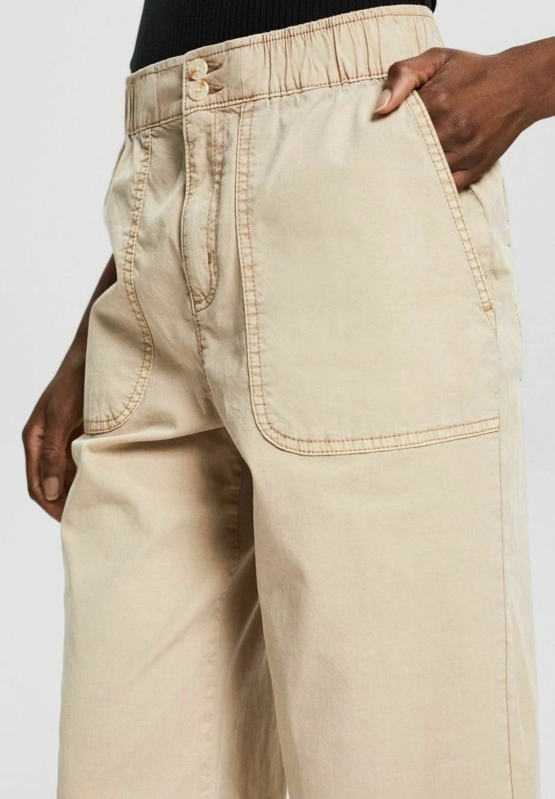 Esprit Damen GUMMIZUGBUND - Stoffhose - Sand 6 Esprit Damen GUMMIZUGBUND - Stoffhose - Sand – Bild 4