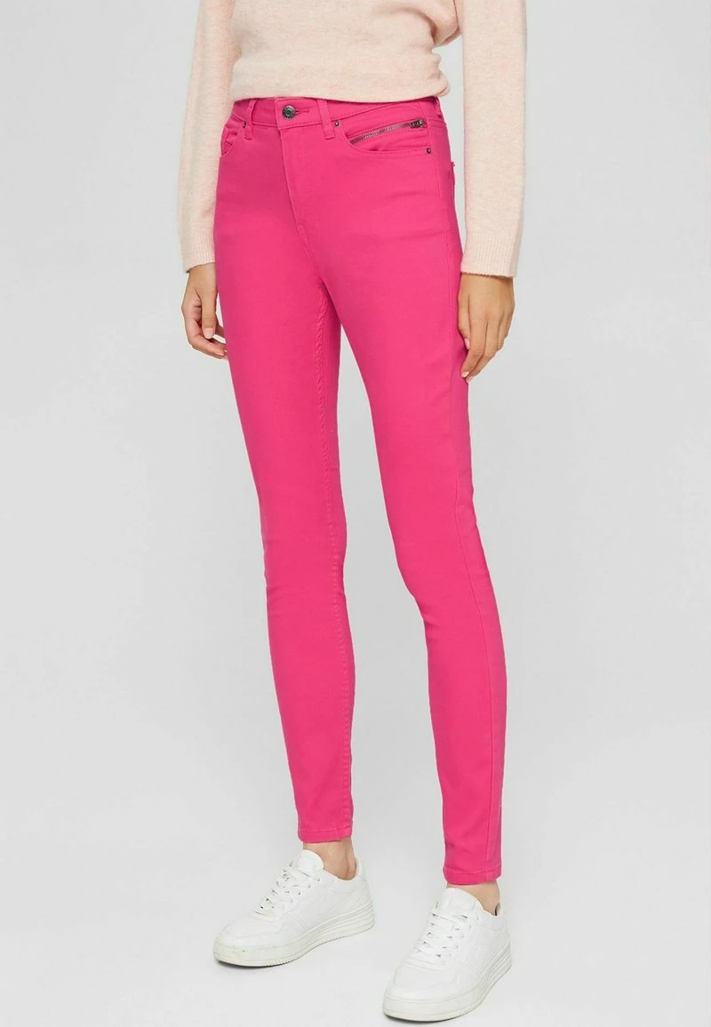 Esprit Damen SKINNY - Stoffhose - Pink Fuchsia 3 Esprit Damen SKINNY - Stoffhose - Pink Fuchsia