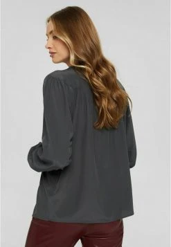 Esprit Damen MIT RÜSCHEN - Bluse - Anthracite -Esprit Verkäufe 2024 cc95c316de46453a94066bd4ac9a326d
