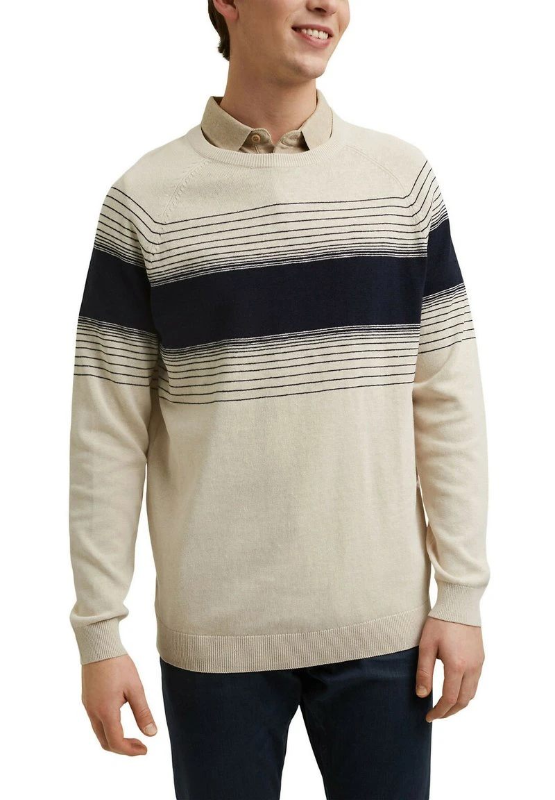 Esprit Herren Strickpullover - Beige 8 Esprit Herren Strickpullover - Beige – Bild 6