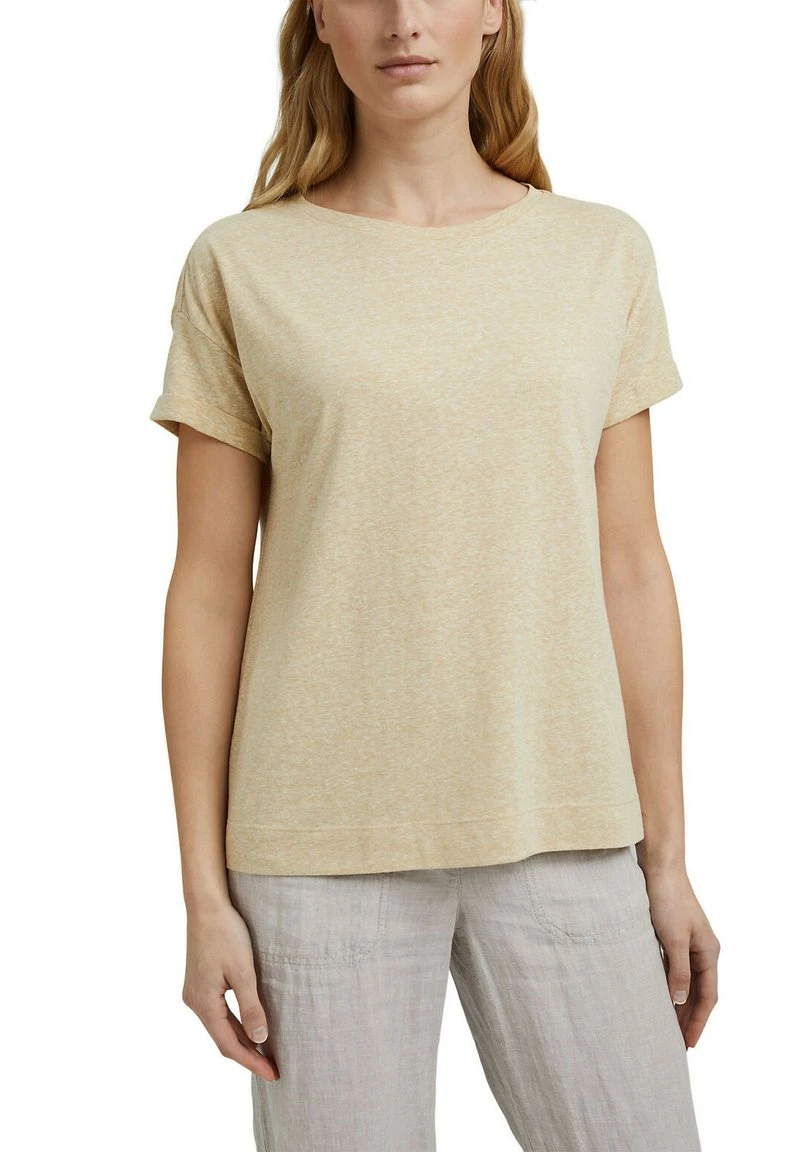 Esprit Damen PER COO CLOUDY - T-Shirt Basic - Sand 10 Esprit Damen PER COO CLOUDY - T-Shirt Basic - Sand – Bild 8