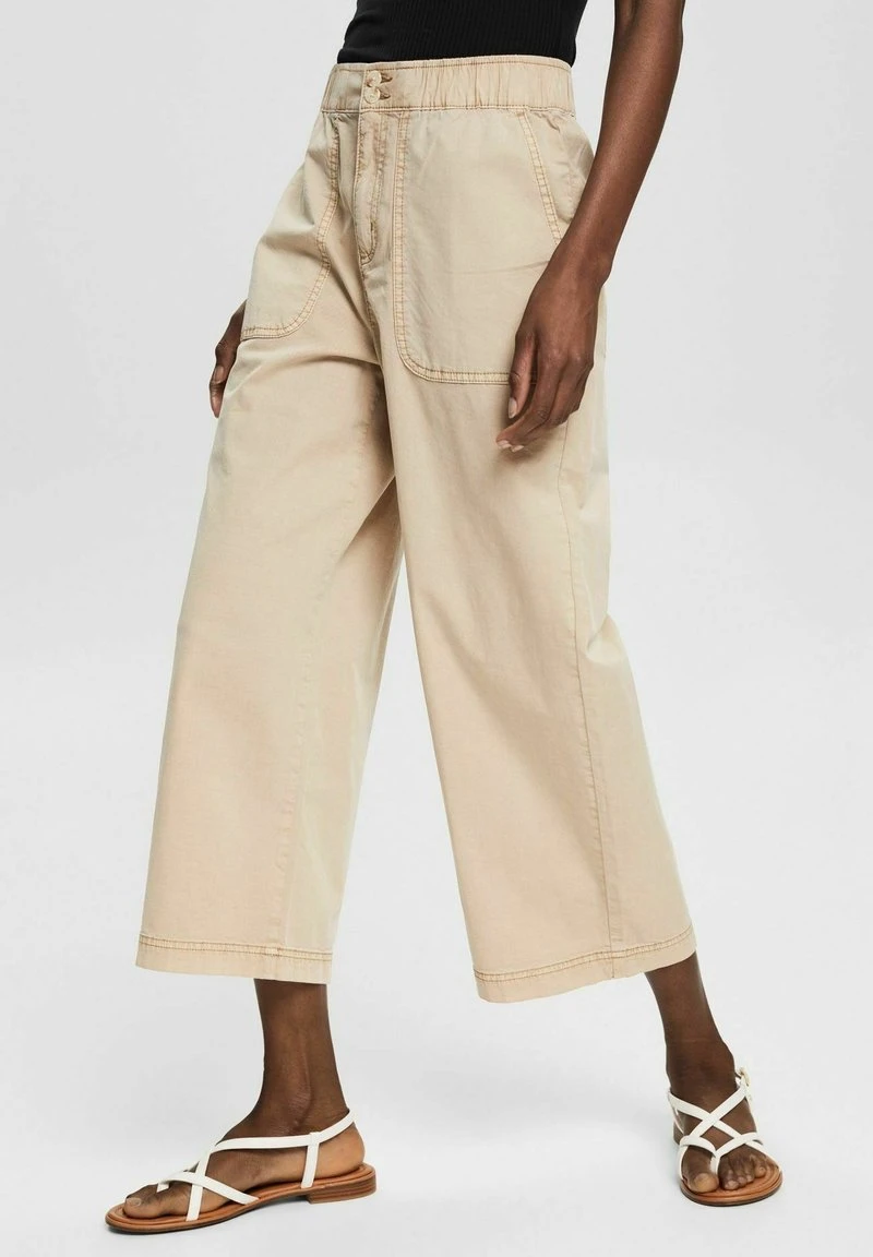 Esprit Damen GUMMIZUGBUND - Stoffhose - Sand 3 Esprit Damen GUMMIZUGBUND - Stoffhose - Sand