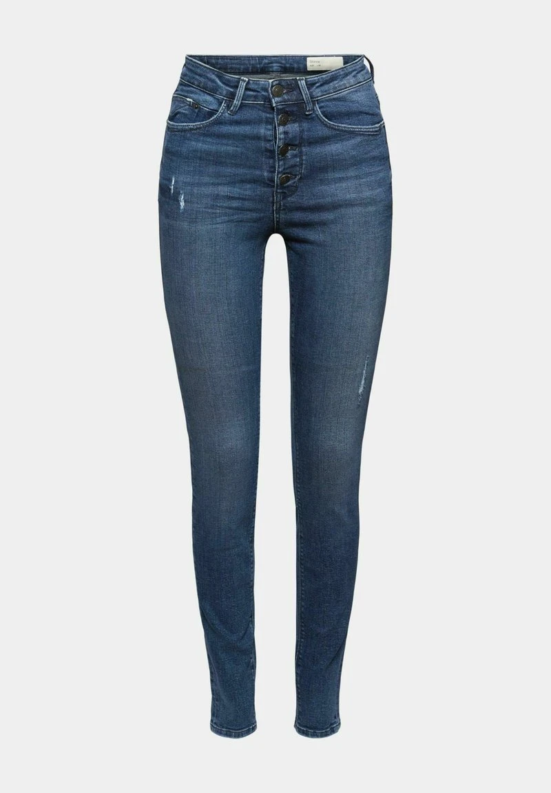 Esprit Damen Jeans Skinny Fit - Blue Dark Wash 12 Esprit Damen Jeans Skinny Fit - Blue Dark Wash – Bild 10