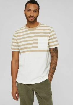 Esprit Herren T-Shirt Print - Off White