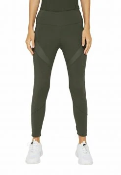 Esprit Damen Leggings - Hosen - Dark Khaki