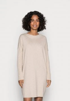 Esprit Damen CORE DRESS - Strickkleid - Sand