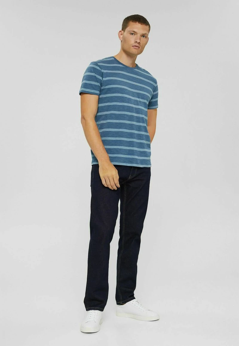 Esprit Herren REGULAR FIT - T-Shirt Print - Light Blue, Blue 4 Esprit Herren REGULAR FIT - T-Shirt Print - Light Blue, Blue – Bild 2