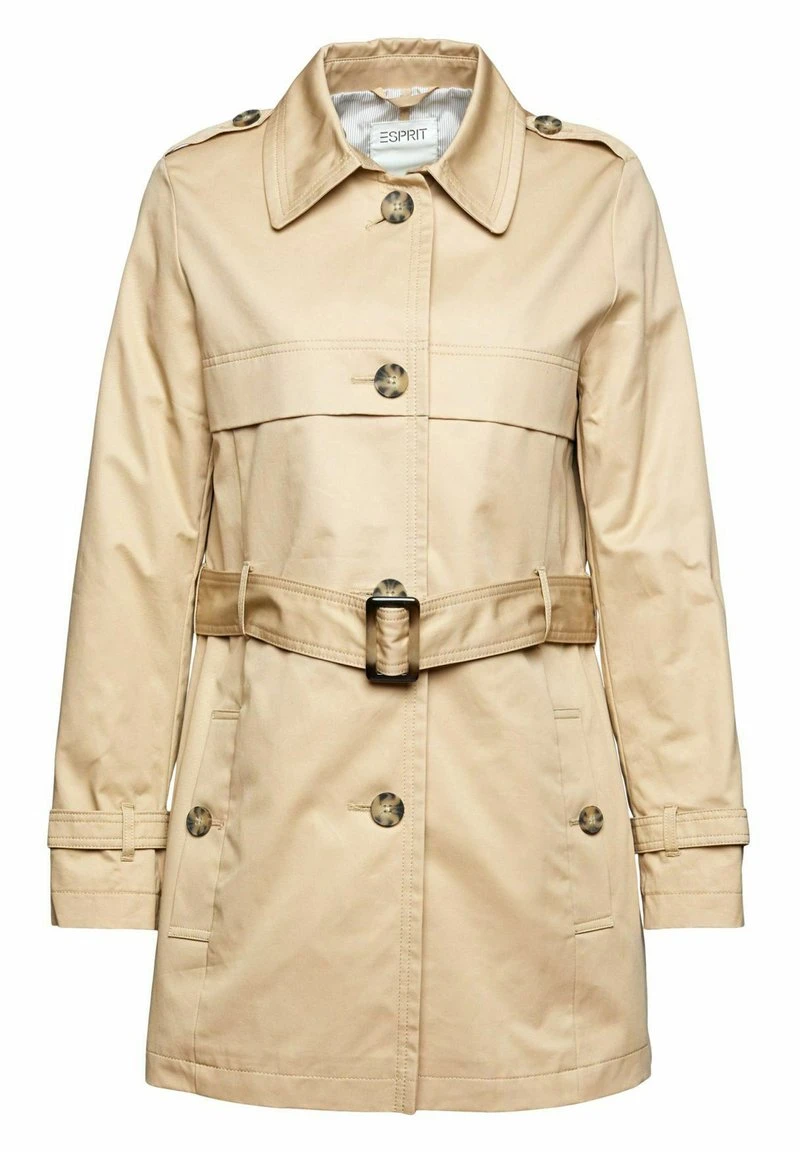 Esprit Damen KURZER - Trenchcoat - Sand 8 Esprit Damen KURZER - Trenchcoat - Sand – Bild 6