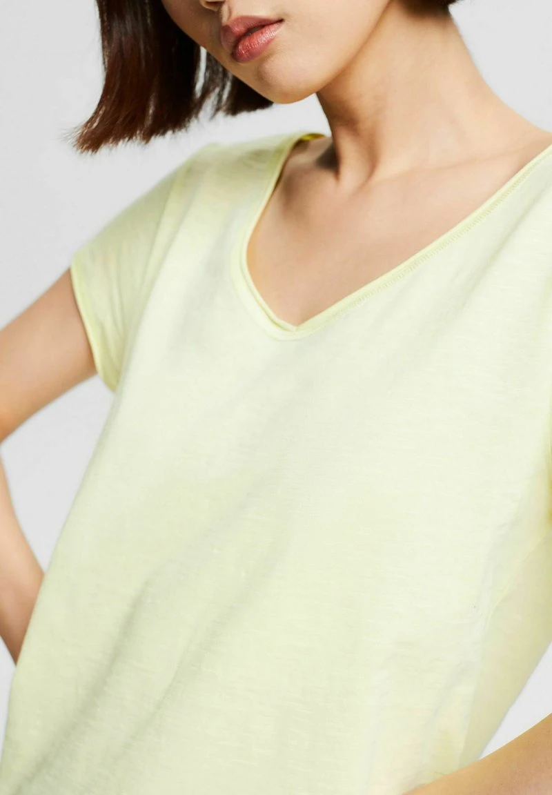 Esprit Damen T-Shirt Basic - Citrus Green 7 Esprit Damen T-Shirt Basic - Citrus Green – Bild 5