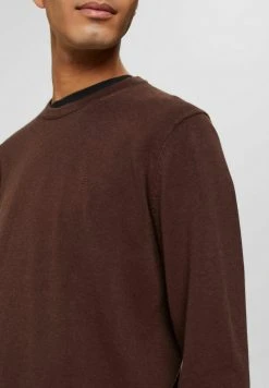 Esprit Herren RUNDHALS - Strickpullover - Dark Brown -Esprit Verkäufe 2024 d3aebe5f06a947b4a6e551f290813c35