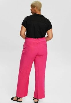 Esprit Damen CURVY - Stoffhose - Pink Fuchsia -Esprit Verkäufe 2024 d4036c2e71b24d9081a15c6261e8b6a4