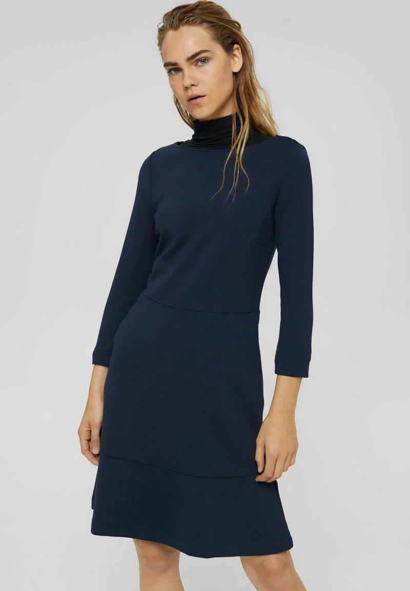 Esprit Damen PUNTI DRESS - Jerseykleid - Navy 3 Esprit Damen PUNTI DRESS - Jerseykleid - Navy