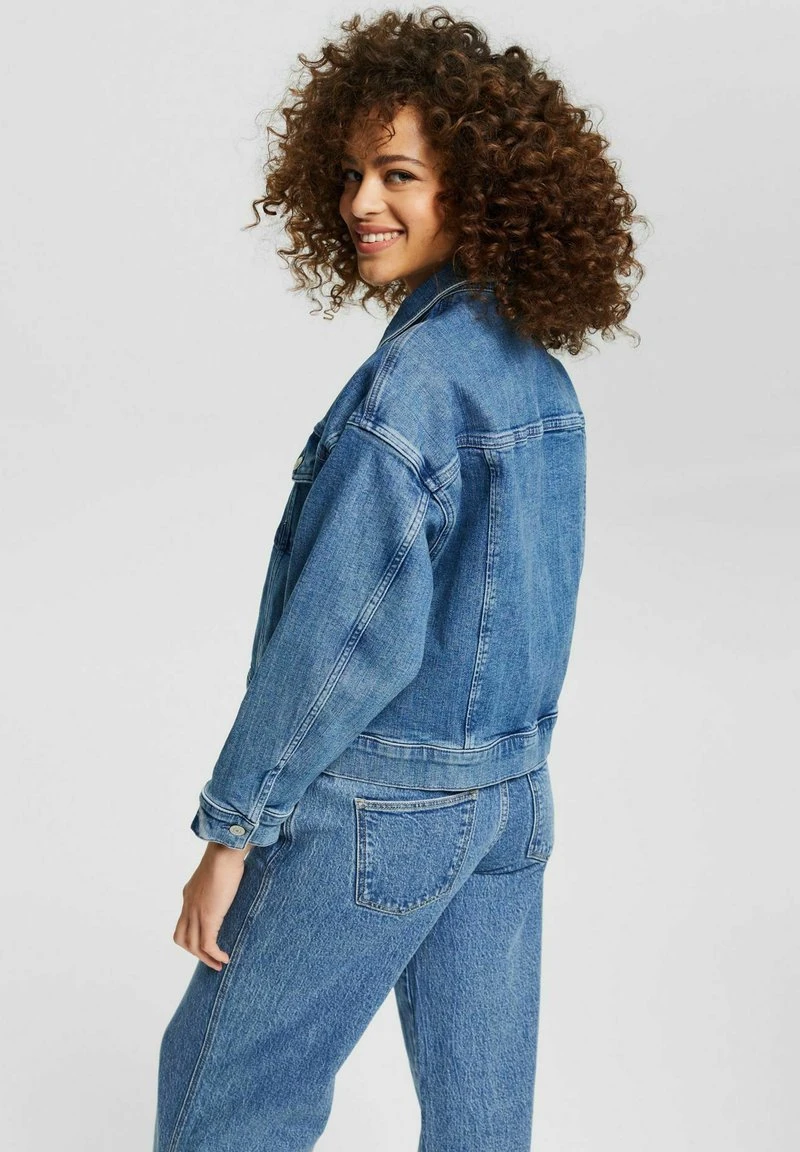 Esprit Jeansjacke - Blue Medium Washed | Damen 7 Esprit Jeansjacke - Blue Medium Washed | Damen – Bild 5