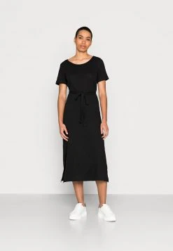 Esprit Damen HENLEY DRESS - Jerseykleid - Black