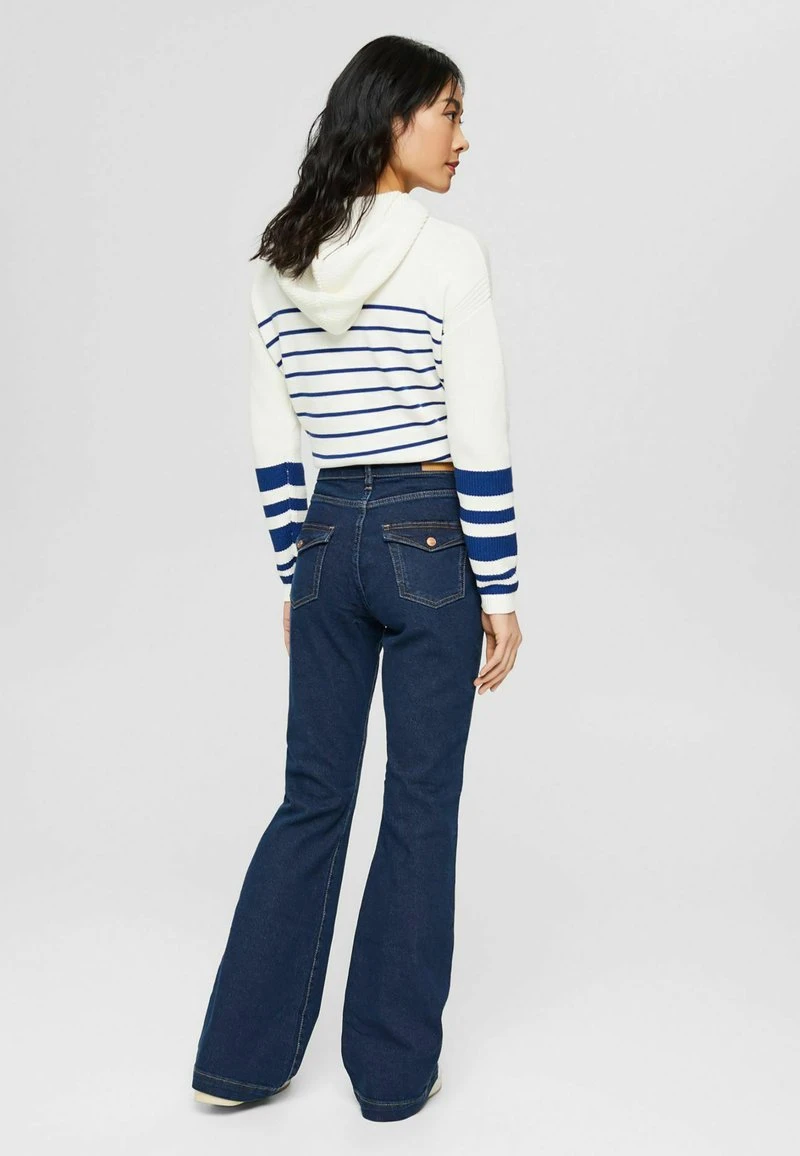 Esprit Damen Flared Jeans - Blue Dark Washed 5 Esprit Damen Flared Jeans - Blue Dark Washed – Bild 3