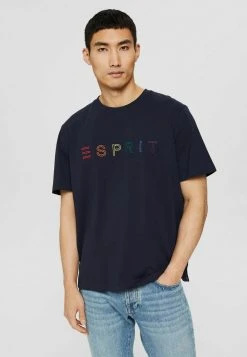 Esprit Herren T-Shirt Print - Navy