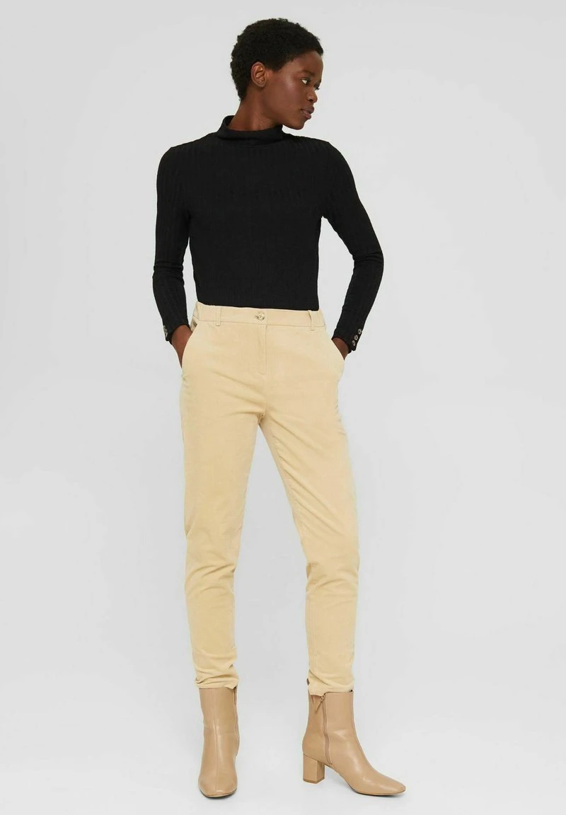 Esprit PULL-ON IM -STIL AUS - Stoffhose - Sand | Damen 4 Esprit PULL-ON IM -STIL AUS - Stoffhose - Sand | Damen – Bild 2