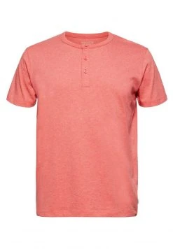 Esprit Herren HENLEY - T-Shirt Basic - Coral Red -Esprit Verkäufe 2024 d75032ff036547d9a145c013df6e68c6