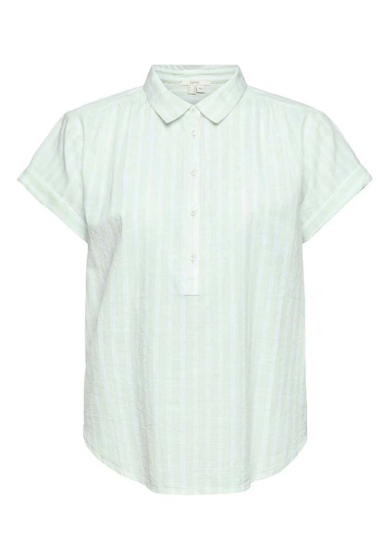 Esprit Damen MIT HALBLANGER KOPFLEISTE - Bluse - Pastel Green 7 Esprit Damen MIT HALBLANGER KOPFLEISTE - Bluse - Pastel Green – Bild 5