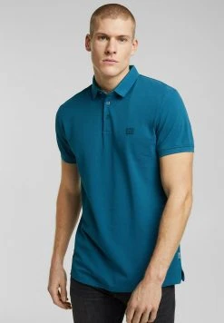 Esprit Herren Poloshirt - Petrol Blue